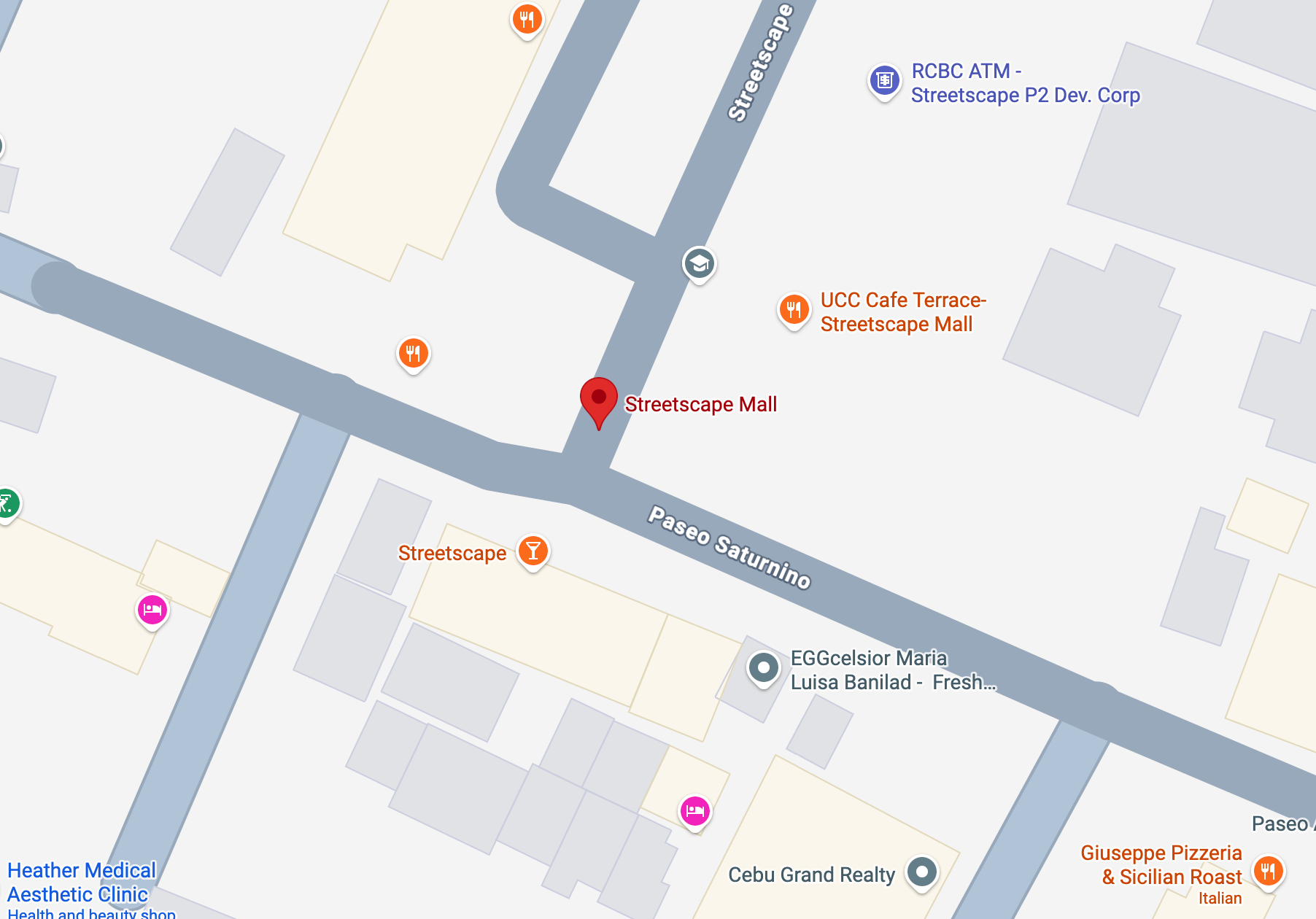 8 Club Lagree location - Banilad Streetscape, Cebu